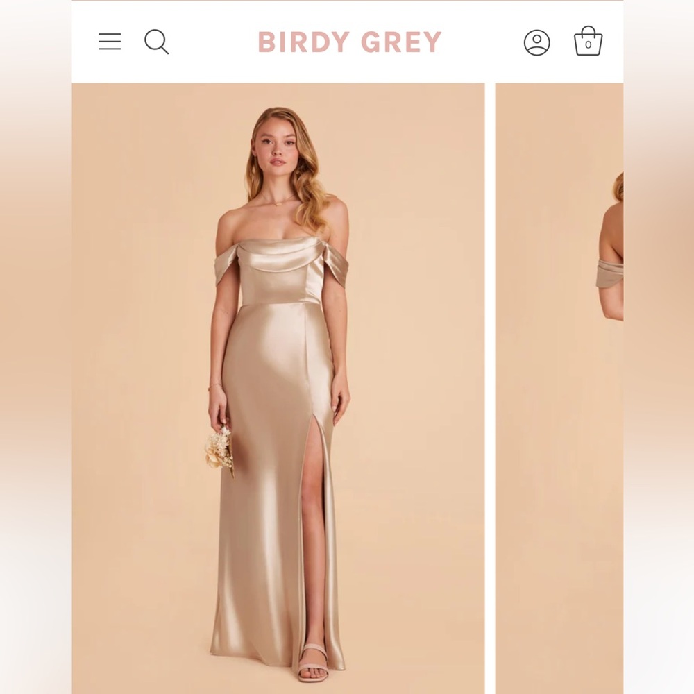 Birdy Grey Mia Convertible Dress - Neutral Champagne - M & L